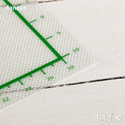 1972 Армирана разграфена подложка за точене и месене 42×29,5 см, снимка 2 - Аксесоари за кухня - 31962941