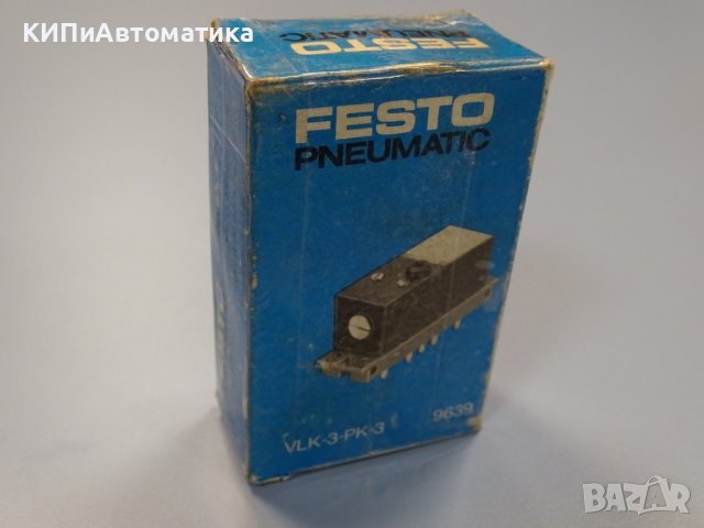 Пневматичен клапан Festo VLK-3-PK-3 785-R air pilot valve, снимка 12 - Резервни части за машини - 38499980