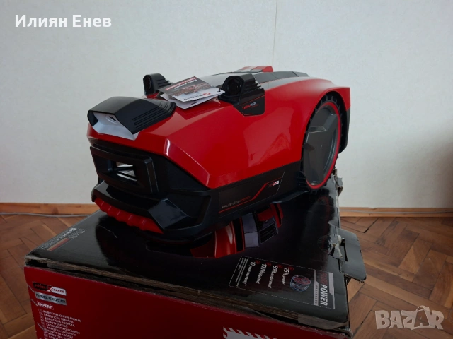 ЧИСТО НОВА Робот косачка Einhell FREELEXO CAM 500 – БЕЗ КАБЕЛ + 3г. Гаранция, снимка 5 - Градинска техника - 54064625