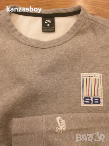 Nike SB Stripes Crew Neck - страхотна мъжка блуза М КАТО НОВА, снимка 5 - Блузи - 47931888