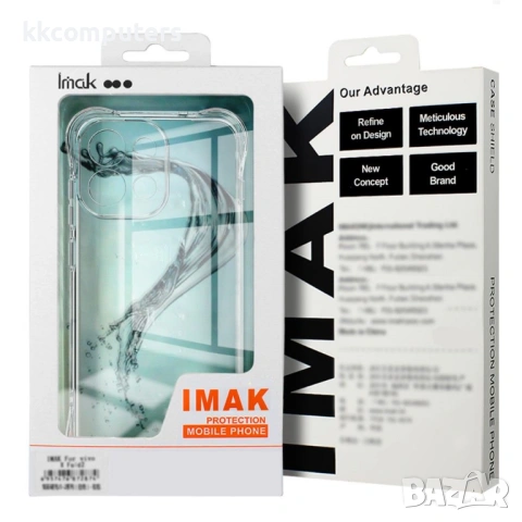 IMAK Прозрачен Калъф за Nothing Phone (4a) Pro - TPU, Airbag, Отвор за ремък, Прозрачен, снимка 6 - Калъфи, кейсове - 54250183