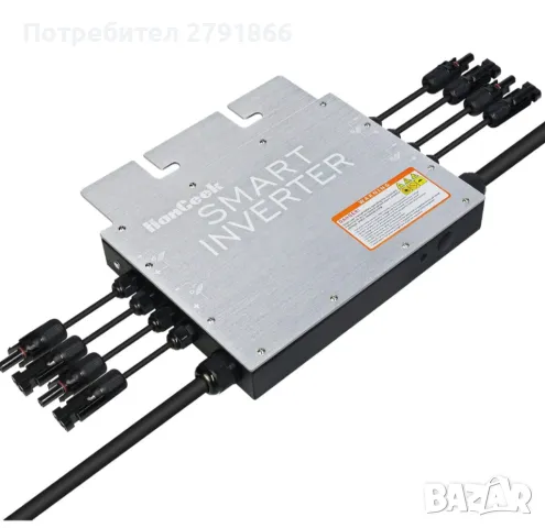 Соларен микроинвертор HamGeek SG1200MQ Максимална изходна мощност 1200 W, снимка 4 - Друга електроника - 48798669