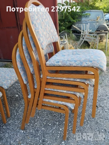 Дървени столове А116 - със сваляща тапицерия , снимка 7 - Столове - 50735745