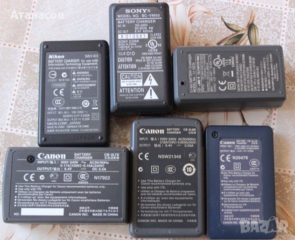 Зарядно Canon, Lumix, Nikon, Sony, снимка 4 - Батерии, зарядни - 40374031