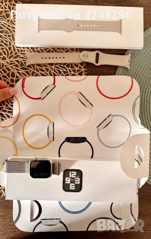 Apple Watch SE Gen2 40mm, снимка 7 - Смарт часовници - 56495431