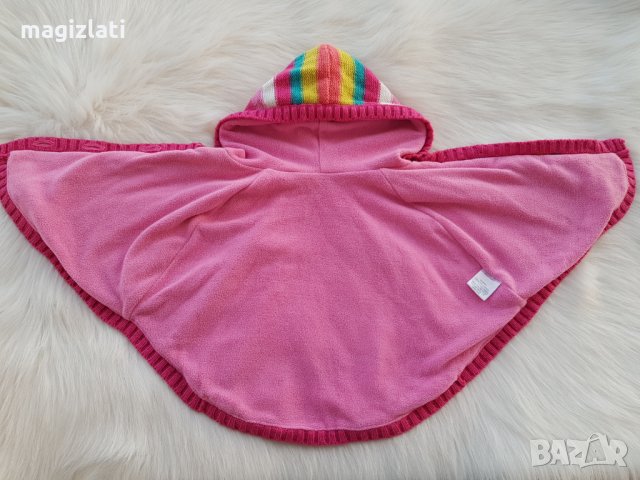 Жилетка тип пончо 9-12 месеца , снимка 4 - Жилетки и елечета за бебе - 30171690