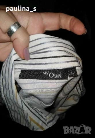 Три различни броя / Вталена дамска риза "Biba", синя и "myOwn" / голям размер , снимка 17 - Ризи - 29615688