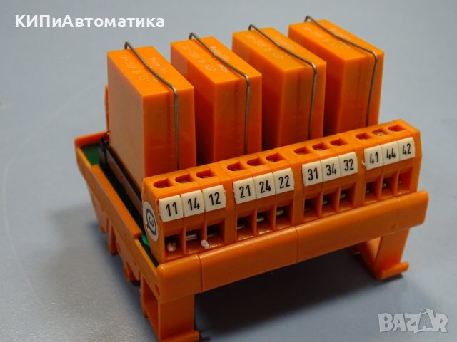 реле Weidmuller RSM4RS relay module 24VDC, снимка 2 - Резервни части за машини - 37257317
