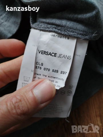 versace jeans - страхотна мъжка тениска 2XL, снимка 7 - Тениски - 53905189