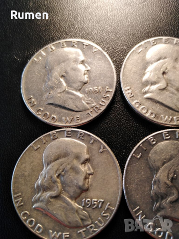 Халф долар САЩ , снимка 2 - Нумизматика и бонистика - 36413842