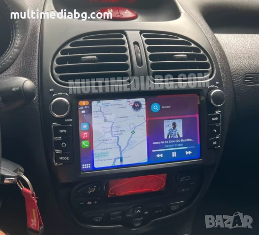 Peugeot 206 (2001-2006) Мултимедия Навигация Android, снимка 3 - Аксесоари и консумативи - 50064380