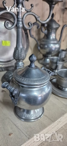 Калаен сервиз , снимка 2 - Антикварни и старинни предмети - 52848048