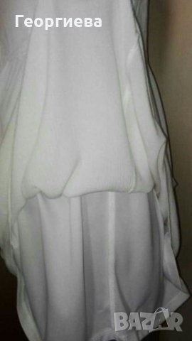 Кокетна бяла рокля с бродерия🍀👗S,M🍀👗арт.402, снимка 5 - Рокли - 29720943