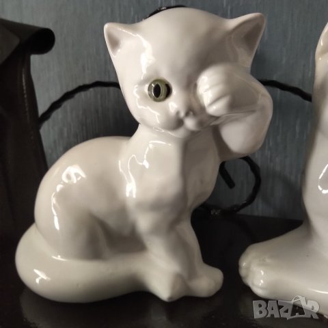   Колекционерски големи порцеланови котки , снимка 4 - Статуетки - 14270719
