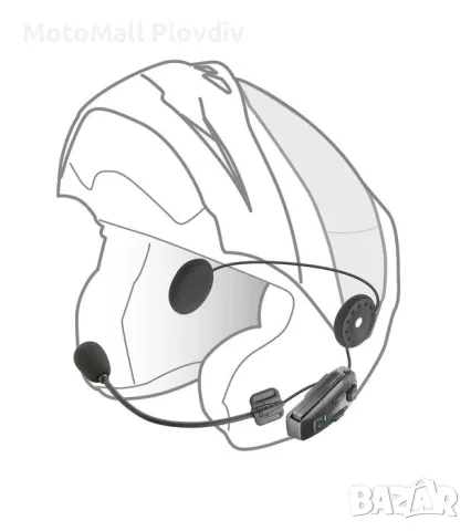 Двоен Bluetooth Headset interphone пакет за U-COM8R Mesh тегнология, снимка 6 - Аксесоари и консумативи - 49347880