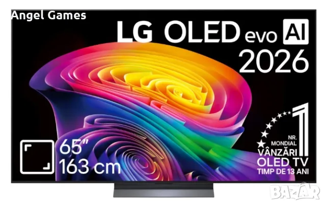 ЧИСТО НОВ ЗАПЕЧАТАН! 65" Телевизор LG OLED Evo 65C6ELB Модел 2026 163см Smart 4K UltraHD 165Hz, снимка 3 - Телевизори - 56129673