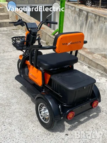 Tриместна Триколка MaxMotors X1 1500W - ORANGE, снимка 6 - Мотоциклети и мототехника - 40646134