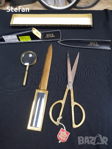 ножици и нож за писма, снимка 2 - Антикварни и старинни предмети - 52624687