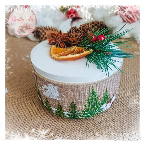 Ароматна кутия коледен подарък, снимка 2 - Декорация за дома - 52075469