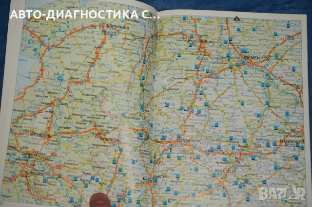 Оригинална Указателна Книжка с Немски карти на Mazda 1993г, снимка 4 - Специализирана литература - 51809974