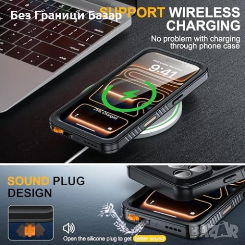 Нов Защитен калъф iPhone 17 Pro 6.3" против удари и надраскване Айфон кейс, снимка 6 - Калъфи, кейсове - 52153571