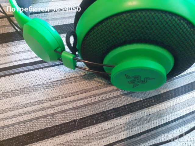 Геимарски слушалки razer перфектен звук, снимка 5 - Аудиосистеми - 44320191