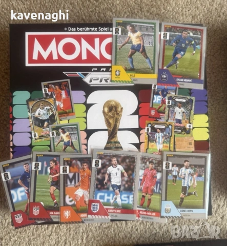 Продавам: Настолна игра Монополи Hasbro Monopoly Panini Prizm: FIFA World Cup