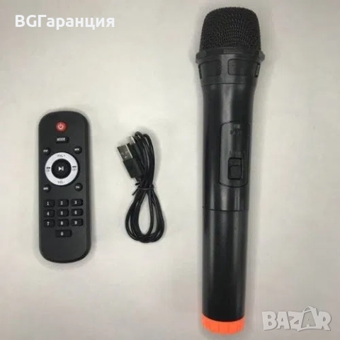 Караоке Тонколона с безжичен микрофон, снимка 7 - Тонколони - 52027226