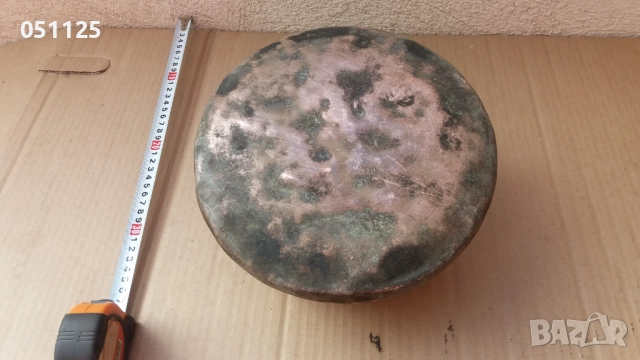 възрожденско малко бакърче, сватбарско , снимка 14 - Антикварни и старинни предмети - 52380529