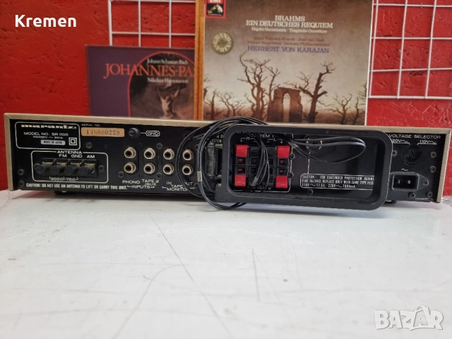 Усилвател MARANTZ SR-1100, снимка 5 - Ресийвъри, усилватели, смесителни пултове - 52131128