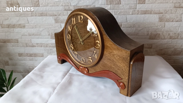 Стар руски каминен часовник - ВЕСНА / VESNA - 1975г., снимка 5 - Антикварни и старинни предмети - 54105702