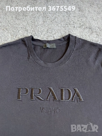 Мъжка тениска Prada - размер L, снимка 2 - Тениски - 52293012