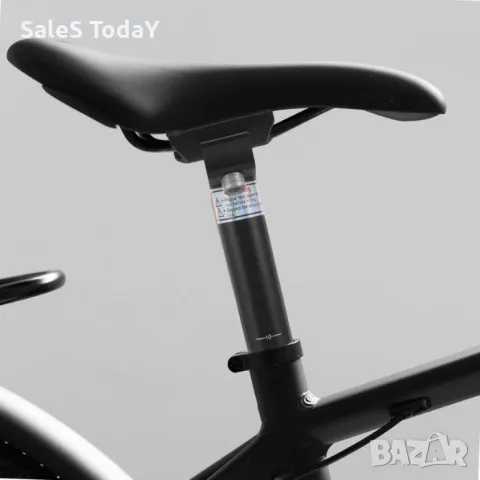 Тръба за седалка за колело, Колче за седалка на велосипед, 32см, Черна, снимка 3 - Части за велосипеди - 49747700