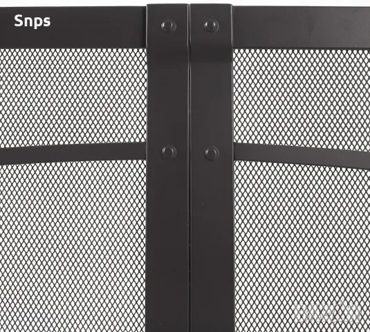 Параван за камина от черно желязо, снимка 6 - Други стоки за дома - 48513860