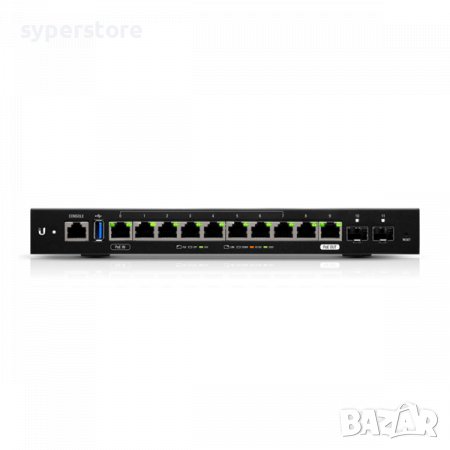 Кабелен рутер Ubiquiti EdgeRouter 12 Високопроизводителен рутер с 10 Gigabit RJ45 порта и 2 SFP порт