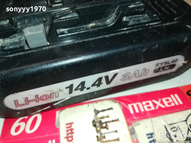 PANASONIC EY9L40 X2 14,4V/3Ah LI-ION BATTERY PACK-1БР 0308251650LCHERY, снимка 4 - Винтоверти - 51237215