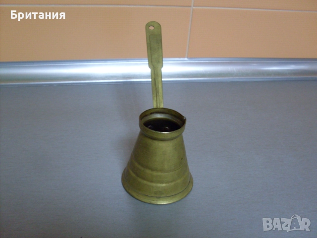 Бронзово мини джезве., снимка 3 - Декорация за дома - 52898963