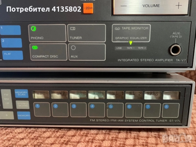 Sony TA-V7 и Sony ST-V71, снимка 3 - Аудиосистеми - 51787425