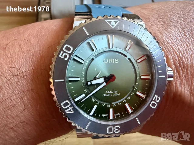 НОВ! Oris Aquis Dat Watt Limited Edition 2, снимка 3 - Мъжки - 55732726