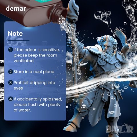 Почистващ препарат за смола за 3D принтер SUNLU 2 кг, снимка 8 - Консумативи за принтери - 42814949