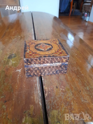 Стара дървена кутия #10, снимка 4 - Други ценни предмети - 52171607