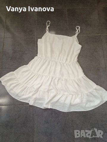 Tussah нежна бяла рокля, снимка 2 - Рокли - 50753888