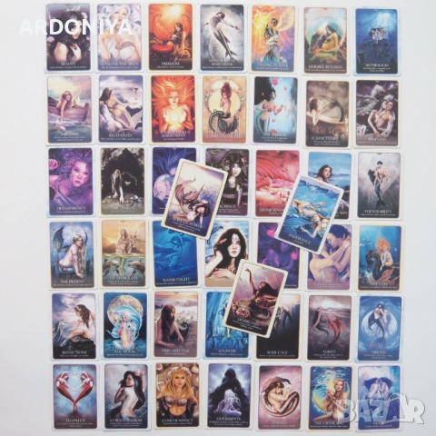 Oracle of the Mermaids - карти оракул, снимка 10 - Езотерика - 54161370