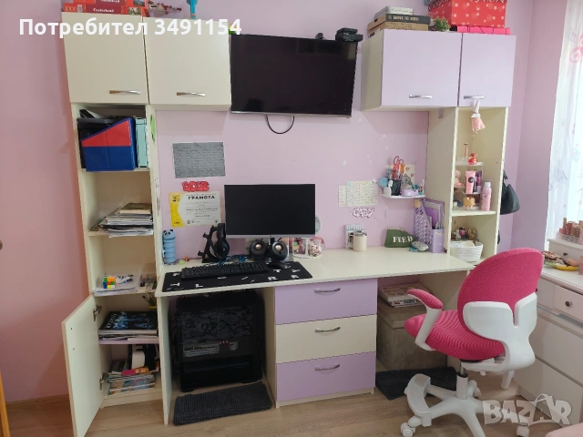 пълно обзавеждане за детска стая , снимка 13 - Мебели за детската стая - 54196277