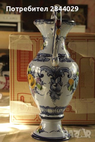 продавам стара керамична ваза, снимка 4 - Антикварни и старинни предмети - 42503372