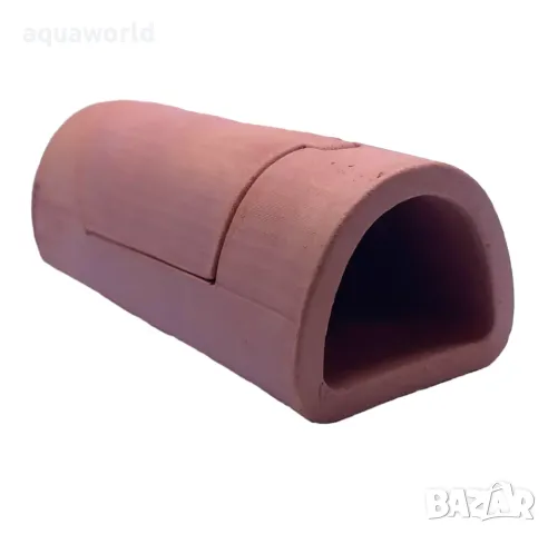 "ПРОМОЦИЯ" Керамично укритие Тунел с капак, снимка 3 - Оборудване за аквариуми - 47431227