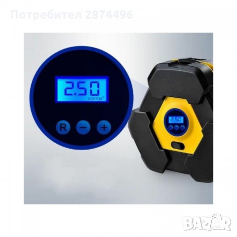 2177 Портативен компресор за кола 12V, снимка 4 - Аксесоари и консумативи - 34565135
