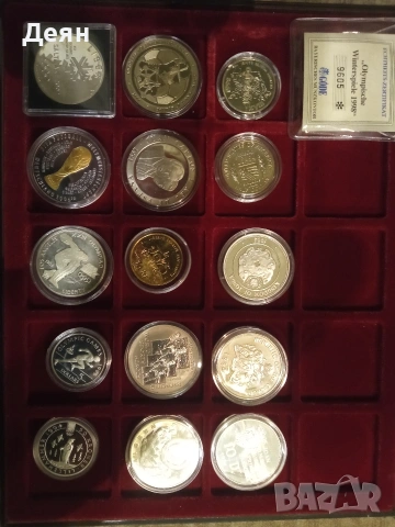Юбилейни сребърни монети , снимка 2 - Нумизматика и бонистика - 53883696