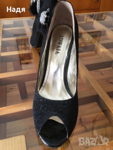 луксозни дамски обувки номер 38,марка AOWAJA, снимка 16 - Други - 17037953