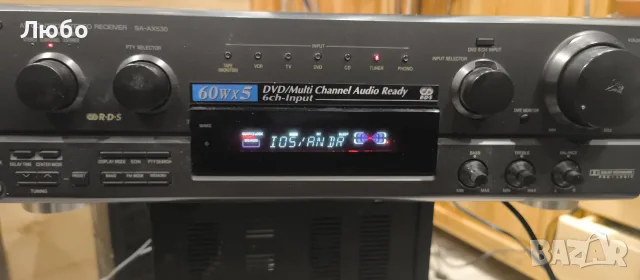 Усилвател ресиивър Technics sa-ax 530, снимка 2 - Ресийвъри, усилватели, смесителни пултове - 56519038